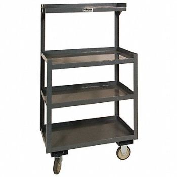 GRAINGER APPROVED Mobile Wrkstion Steel 30 L 24 W 4 Shelf, 5LVH0