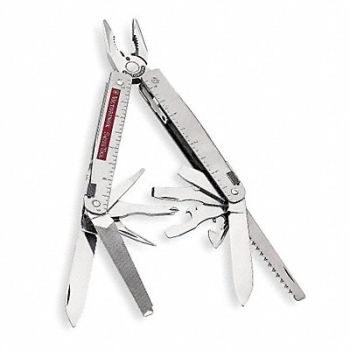VICTORINOX SWISS ARMY Multi-Tool Silver 12 Tools, 5LW45