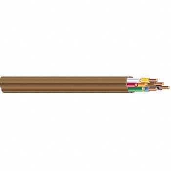 SOUTHWIRE T-Stat Cbl 8 Cond 18AWG Comm Brn 250ft, 5LWP4