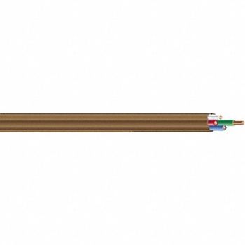 SOUTHWIRE T-Stat Cbl 4 Cond 18AWG Comm Brn 250ft, 5LWP7