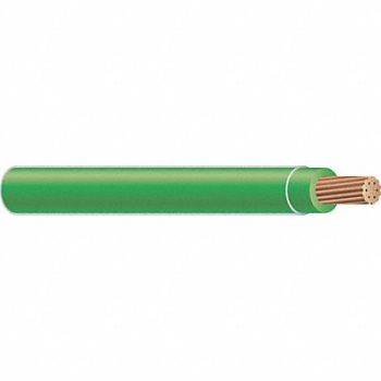 SOUTHWIRE Building Wire 12AWG THHN Str Grn 1000ft, 38NF50