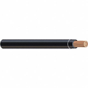 SOUTHWIRE Hookup Wire/MTW 10AWG 500ft Blk, 5LXA1