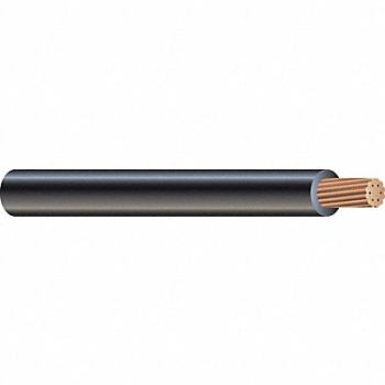 SOUTHWIRE Primary Wire 14 AWG 1 Cond 100 ft Black, 5LXF1