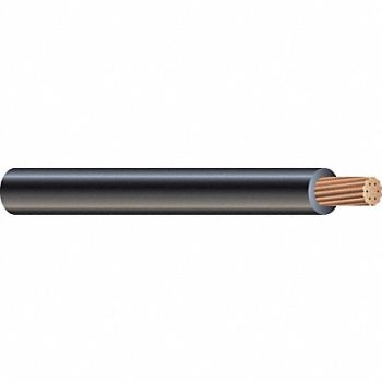 SOUTHWIRE Primary Wire 18 AWG 1 Cond 100 ft Black, 5LXF5