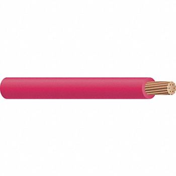 SOUTHWIRE Primary Wire 12 AWG 1 Cond 100 ft Red, 5LXF7