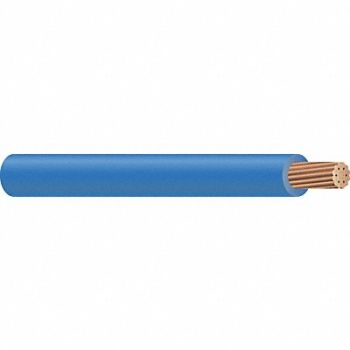 SOUTHWIRE Primary Wire 18 AWG 1 Cond 100 ft Blue, 5LXF9