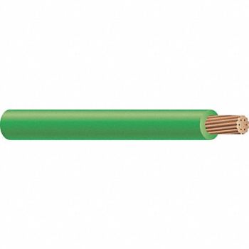 SOUTHWIRE Primary Wire 18 AWG 1 Cond 100 ft Green, 5LXG0