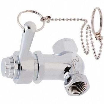 GRAINGER APPROVED Self Closing Valve Matco-Norca Chrome, 5LXZ5