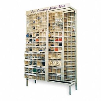 QUANTUM STORAGE SYSTEMS Tp-Ot Bin Slider Unit Baked Enamel 77 in, 5LY79