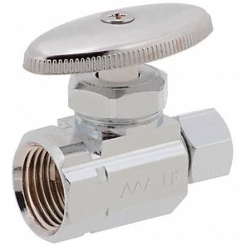 GRAINGER APPROVED Multi-Turn Stop Straight 1/2 Inx3/8 In, 5LYF1
