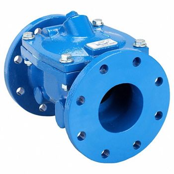 VAL-MATIC Swing Check Valve Cast Iron 8 Flange, 5LYJ9