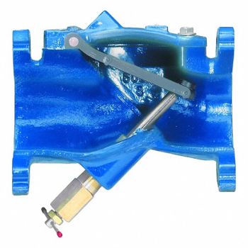 VAL-MATIC Swing Check Valve Cast Iron 3 Flange, 5LYK4
