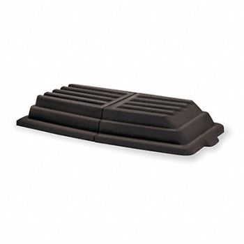 RUBBERMAID COMMERCIAL PRODUCTS Tilt Truck Lid Black Fits 20-1/4 cu ft., 5M642