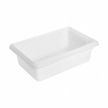 RUBBERMAID COMMERCIAL PRODUCTS Food/Tote Box 14 qt. White, 5M682