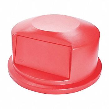 RUBBERMAID COMMERCIAL PRODUCTS D1932 Trash Can Top Dome Swing Closure Red, 5M770