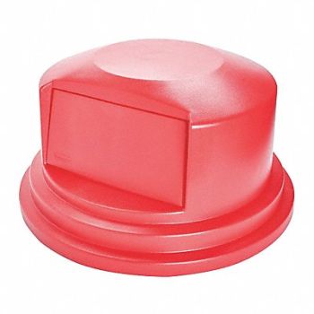 RUBBERMAID COMMERCIAL PRODUCTS D1933 Trash Can Top Dome Swing Closure Red, 5M771