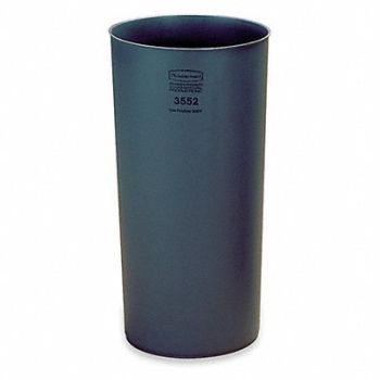 RUBBERMAID COMMERCIAL PRODUCTS Rigid Liner 22 gal Gray, 5M813