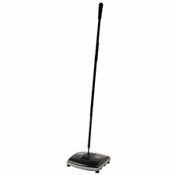 RUBBERMAID COMMERCIAL PRODUCTS Stick Sweeper 6-1/2 Cleaning Path W, 5M865