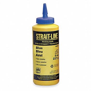 IRWIN STRAIT-LINE Marking Chalk Refill Temporary Blue 8 Oz, 5MD41