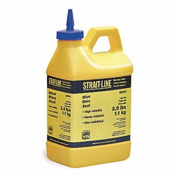 IRWIN STRAIT-LINE Marking Chalk Refill Temp Blue 2.5 lb, 5MD48