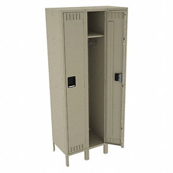 TENNSCO E1573 Wrdrb Lckr 1x3Lckr Sand 78 x36 x15 Assm, 5MDP4