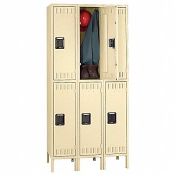 TENNSCO E1577 Wrdrb Lckr 2x3Lckr Sand 78 x36 x15 Assm, 5MDR2