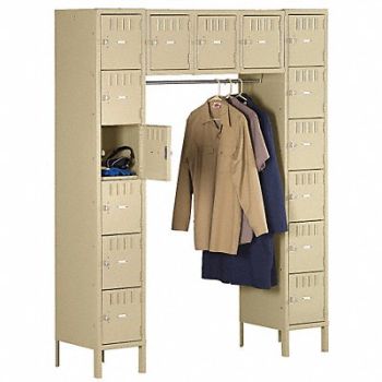 TENNSCO Bx Lckr 6x5Lckr Sand 78 x60 x18 Assm, 5MDU5