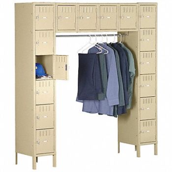 TENNSCO Bx Lckr 6x6Lckr Sand 78 x72 x18 Assm, 5MDU7