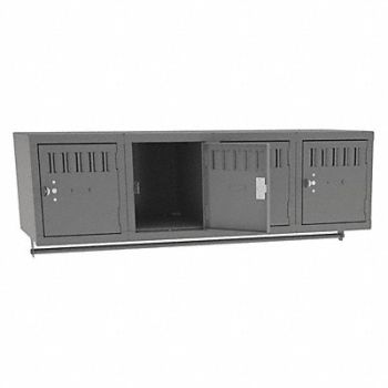 TENNSCO Bx Lckr 1x4Lckr Gray 12 x48 x18 Assm, 5MDV0
