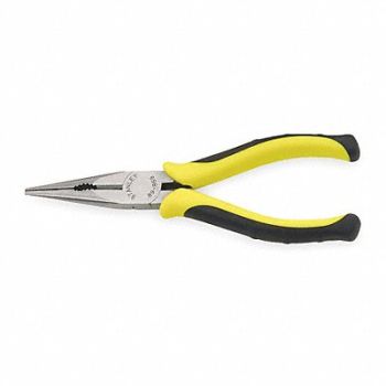 STANLEY Needle Nose Plier 6-1/2 in Serrated, 5ME41