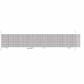 GRAPHIC CONTROLS Strip Chart Roll Range 0to100 50 Ft PK5, 5MEV4