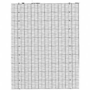 GRAPHIC CONTROLS Strip Chart Fanfold Range 0 to 101 61 Ft, 5MEW6