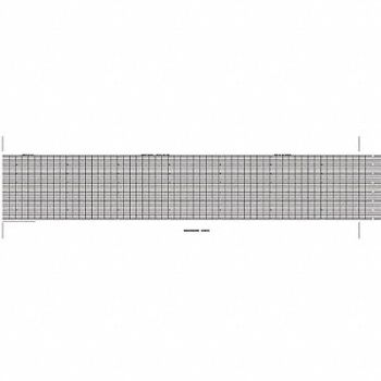 GRAPHIC CONTROLS Strip Chart Fanfold Range 0 to 14 53 Ft, 5MEY1