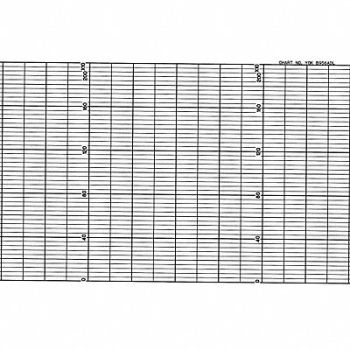GRAPHIC CONTROLS Strip Chart Fanfold Range 0 to 200 53 Ft, 5MEY3