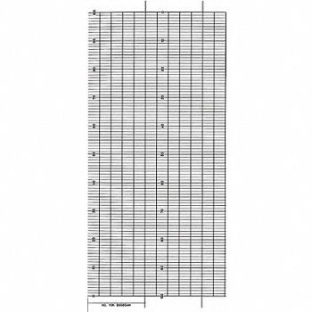 GRAPHIC CONTROLS Strip Chart Fanfold Range 0 to 100 99 Ft, 5MEY6