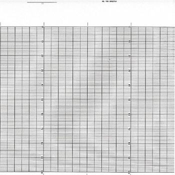 GRAPHIC CONTROLS Strip Chart Fanfold Range 0 to 100 99 Ft, 5MEY8