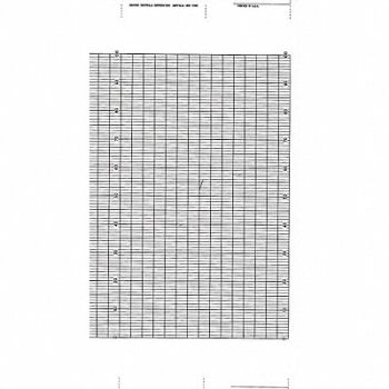 GRAPHIC CONTROLS Strip Chart Fanfold Range 0 to 100 99 Ft, 5MEY9