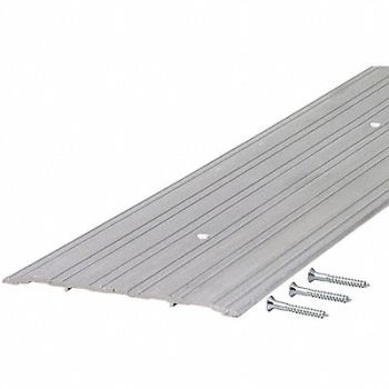 GRAINGER APPROVED Saddle Threshold Fluted Top 3 ft Alum, 5MFJ4
