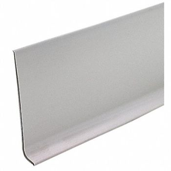 GRAINGER APPROVED Wall Base Molding Gray 48 in L, 5MFK0