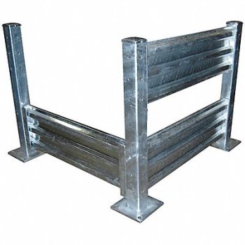 GRAINGER APPROVED Guard Rail 113-7/8 in L 15 in H, 5MKC8