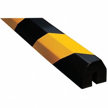 GRAINGER APPROVED Corner Guard 40 Hx1-1/2 W Black/Yellow, 5MKE4