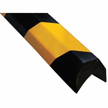 GRAINGER APPROVED Corner Guard 40 Hx1-1/2 W Black/Yellow, 5MKE5