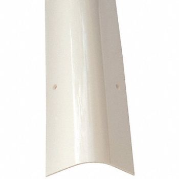 GRAINGER APPROVED Corner Guard OAH48In White Rounded Angle, 5MKF1