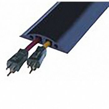 CHECKERS Cable Protector 2 Channels Black 10 ft.L, 5MKJ2