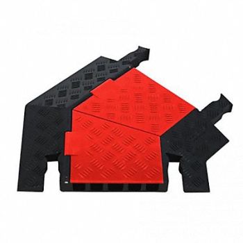 CHECKERS Cable Protector 45Right Hinged 5 Channel, 5MKK0