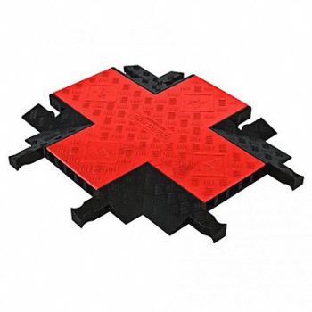 CHECKERS Cable Protector 4-Way Hinged 5 Channel, 5MKK2
