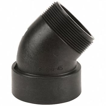 GRAINGER APPROVED Street Elbow 45 Degrees 3 in FNPT x MNPT, 5MLU5