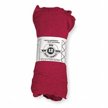 ABILITY ONE Shop Towel New Size 15 x 15 PK12, 5MN50