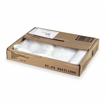 ABILITY ONE Trash Bag 37 gal Clear PK100, 5MN55