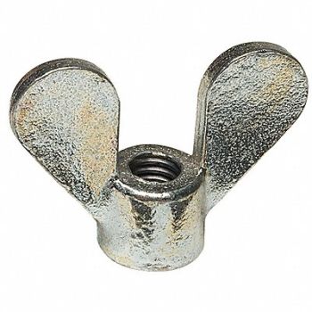 GRAINGER APPROVED WngNt Znc Stl 1 7/8x1.375in 3/8 -16 10PK, 5MND1